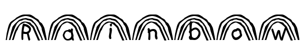 Rainbow Font Image
