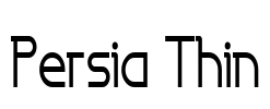 Persia Thin Font Image