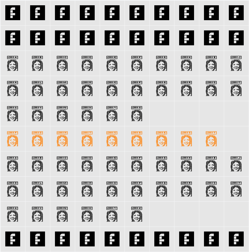 Lorra Lorra Dates! Character Map