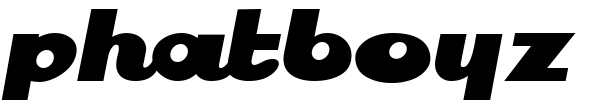 Phatboyz Font Image