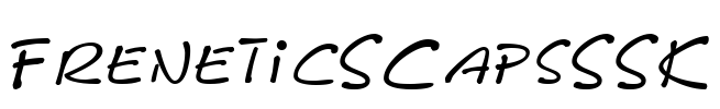 FreneticSCapsSSK Font Image