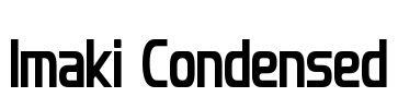 Imaki Condensed Font Image
