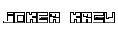 Joker Krew Font Image