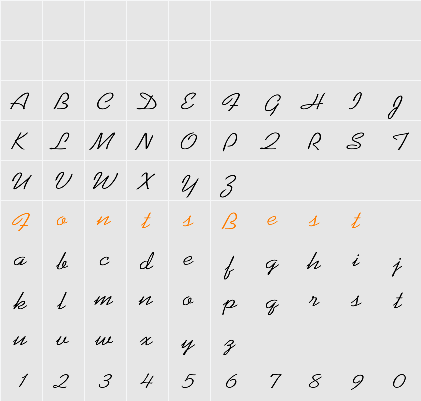 Koala Wd Character Map