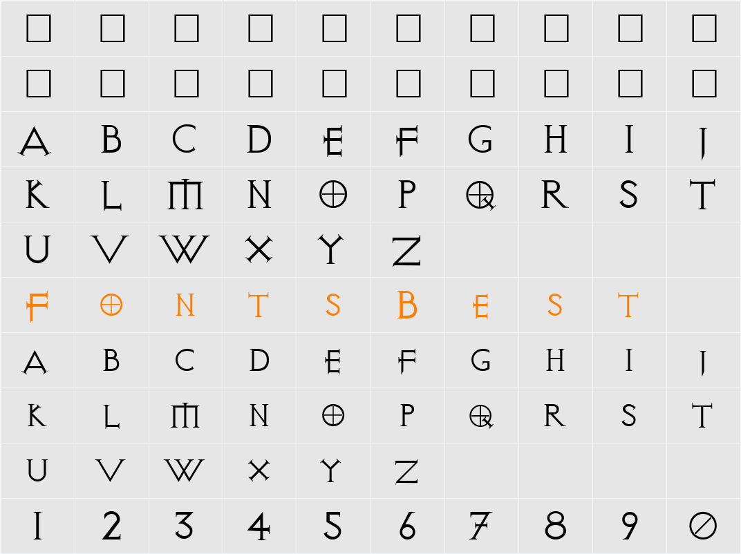 Visitation Character Map