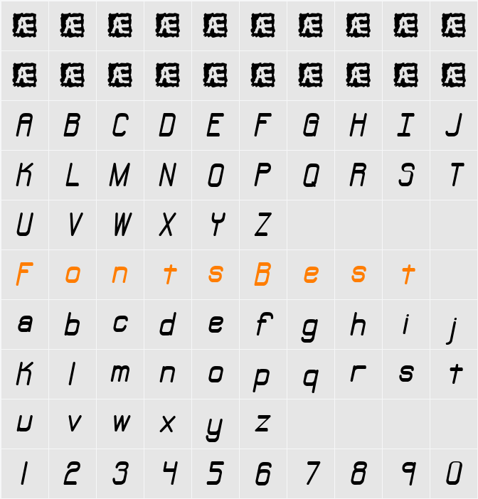Neural (BRK) Character Map