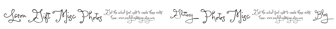 Larou Words Font Image
