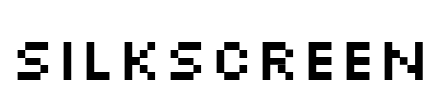 Silkscreen Font Image