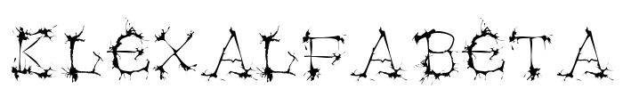 Klexalfabeta Font Image