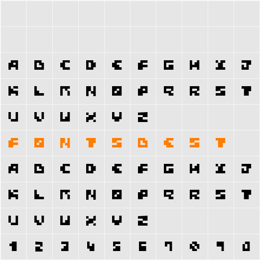BlockTalk Character Map