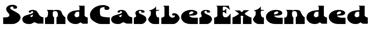 SandCastlesExtended Font Image