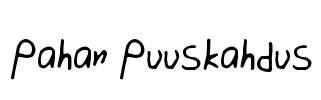 Pahan Puuskahdus