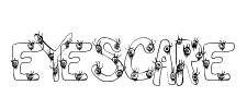 EyeScare Font Image