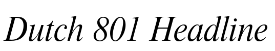 Dutch 801 Headline