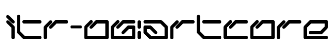 ltr-06:artcore Font Image