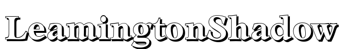LeamingtonShadow Font Image