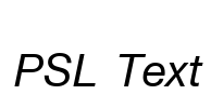 PSL Text