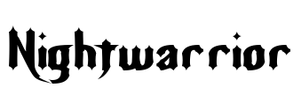 Nightwarrior Font Image