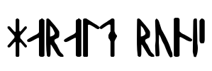 Harald Runic Font Image