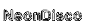 NeonDisco Font Image