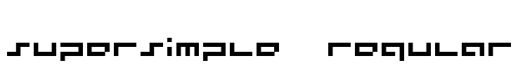 supersimple  regular