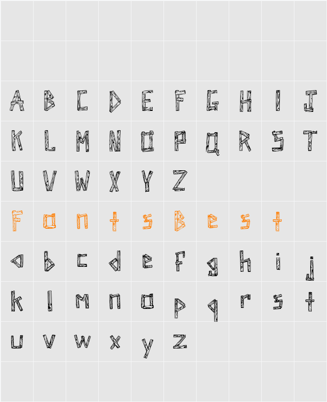 SketchBoards Character Map