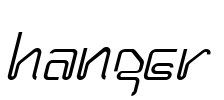 Hanger Font Image