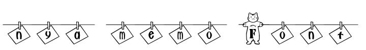 nya-memo Font Font Image