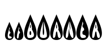 efBURNER Font Image