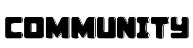 community Font Image