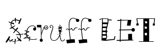 Scruff LET Font Image