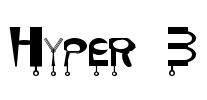 Hyper 3 Font Image