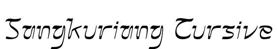 Sangkuriang Cursive