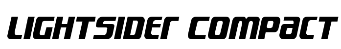 Lightsider Compact Font Image