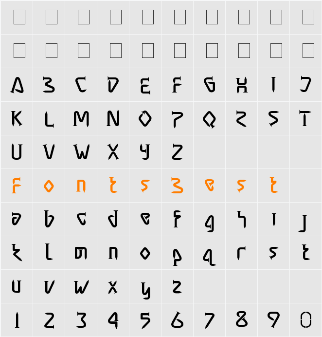 masra Character Map