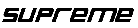 Supreme Font Image