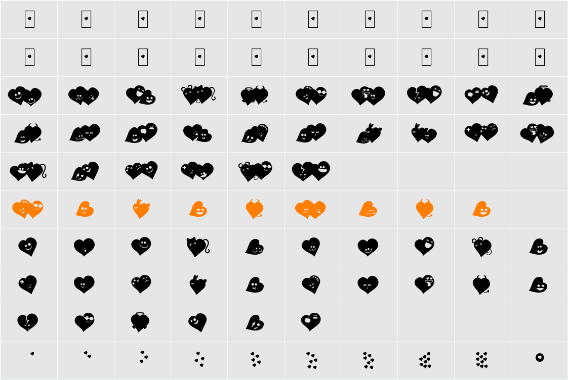 FluffyHeartsDing Character Map