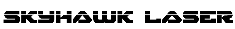Skyhawk Laser Font Image