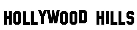 Hollywood Hills Font Image