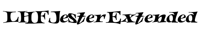LHFJesterExtended Font Image
