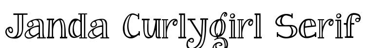 Janda Curlygirl Serif