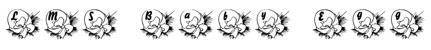 LMS Baby Egg Font Image