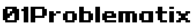 01Problematix Font Image