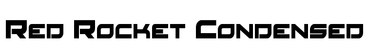 Red Rocket Condensed Font Image