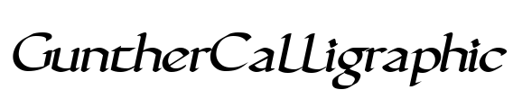 GuntherCalligraphic