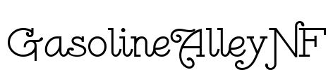 GasolineAlleyNF Font Image