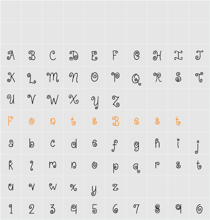 KG Kiss Me Slowly Character Map