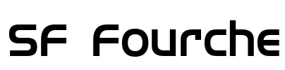 SF Fourche Font Image