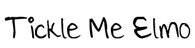 Tickle Me Elmo