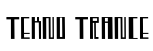 Tekno Trance Font Image
